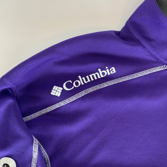 Kansas State Wildcats NCAA Purple Columbia Golf Athletic Pullover Mens 2XL XXL - Picture 3 of 6